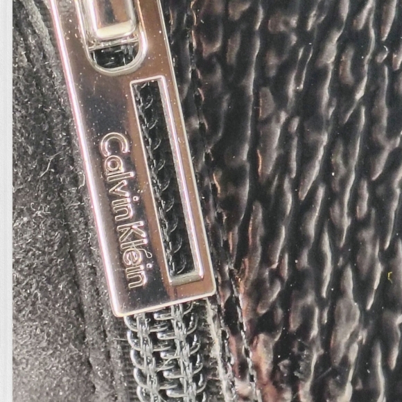 Calvin Klein Women's Size 5 Black Ankle Booties with Sleek Pointed Toe - Picture 6 of 9